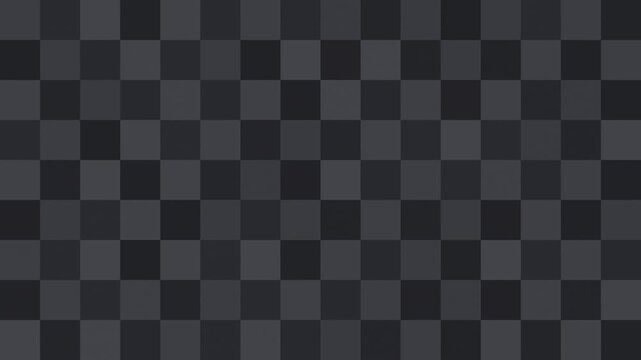Black ichimatsu japanese checkered squares gently fading seamless loop background