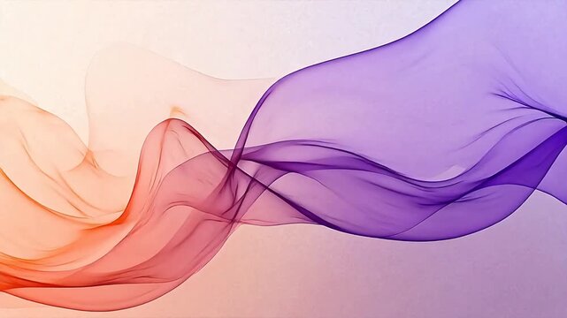 Abstract flowing fabriclike shapes