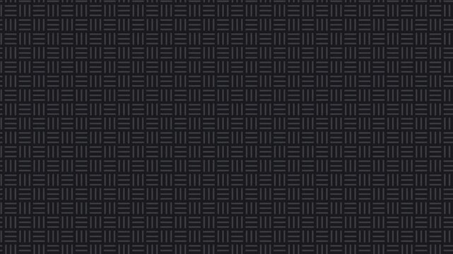 Black japanese basket weave pattern scrolling seamless loop traditional background