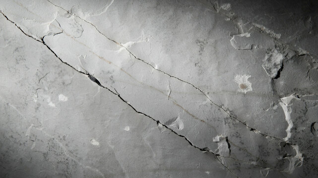 Cracked Concrete Surface Close-up
