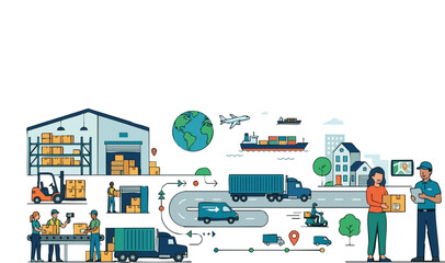 Fototapeta premium Isometric City Street Scene Vector Illustration with Buildings Houses Cars Bus Truck Map and Business Technology Web Infographic Icons Design Concept
