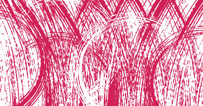 grunge paint element, Monochrome grunge texture. Brush strokes paint Isolated on white background, vector red line, grunge brush strokes ink paint.eps10