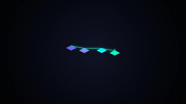 Animated of Geometric Invoice Paperless Evolution