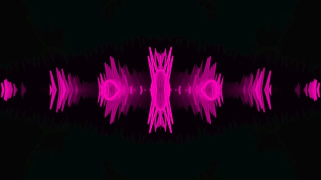 Abstract hot pink flowing motion loop with luminous effects, perfect for VJ projections, party visuals, video intros, and creative digital projects.
