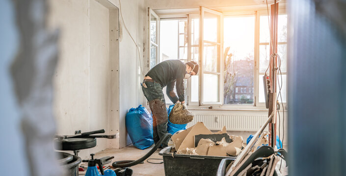rebuilding an Old real estate apartment, prepared and ready for renovate