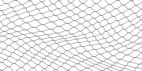 Mesh texture for fishing nets. Grunge pattern for sportswear or soccer goal, volleyball net, basketball hoop, hockey, athletics. Grunge background © Linda