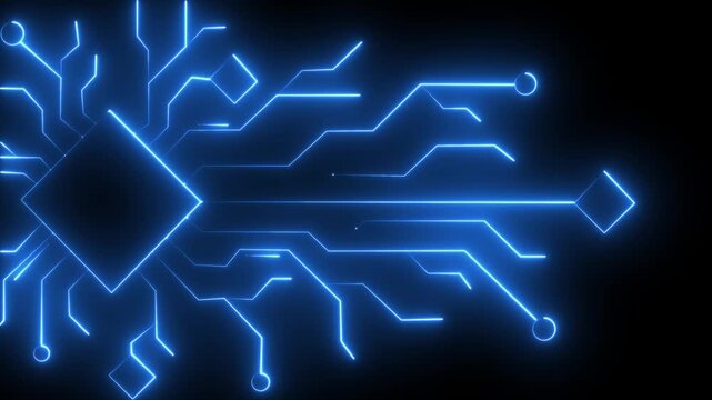 Abstract futuristic digital network with glowing neon connected by lines red lines. Abstract digital dot line particle data background connecting technology concept Motherboard circuit pattern