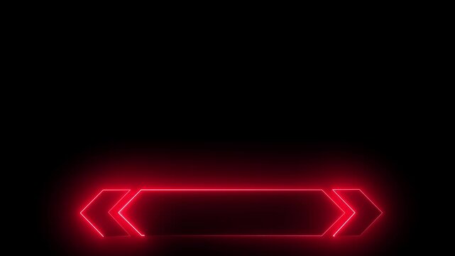 Lower third neon line animation title. Simple and easy to use. Lower Third animation ,Futuristic design lower third banner animation. Broadcast news lower third banner HD video animation .