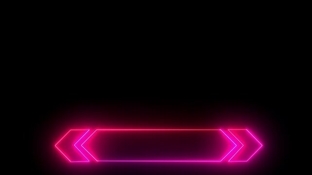 Lower third neon line animation title. Simple and easy to use. Lower Third animation ,Futuristic design lower third banner animation. Broadcast news lower third banner HD video animation .