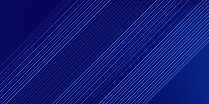 Dark blue gradient lines techno digital concept abstract background.