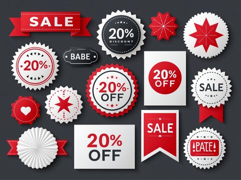 20% OFF Sale tag. 20% Discount Offer.
Discount Promotion. Big sale collection for
banners, labels, posters. Discount offer
price. Vector illustration. Special offer 20%
off label or price tag.