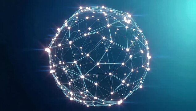 Protective digital network mesh globe wrapping around and securing enterprise endpoint computer devices.