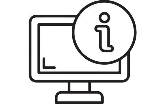 Minimalist web browser search icon vector, magnifying glass on internet window interface, digital discovery and SEO optimization symbol