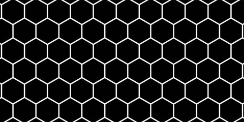 Soccer goal mesh, fishnet pattern or fish net background, vector seamless texture. Black rope net pattern on white, fishing of football goal or sport net and fishnet with knot grid or wire netting © Isma