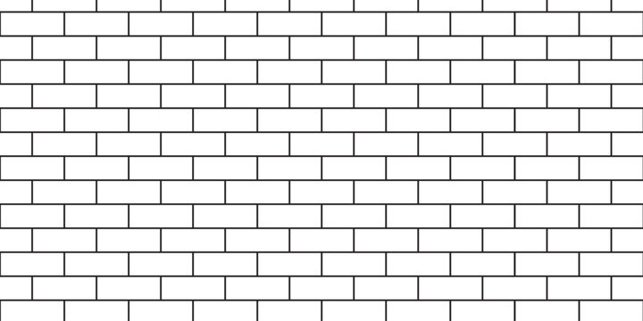Urban brick wall stone tiles abstract pavement floor wall. white soild structure grunge brick wall row wallpaper texture design.