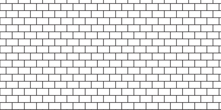 Urban brick wall stone tiles abstract pavement floor wall. white soild structure grunge brick wall row wallpaper texture design.