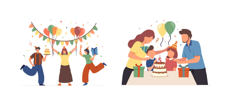 Family Birthday and Friends Party Set
