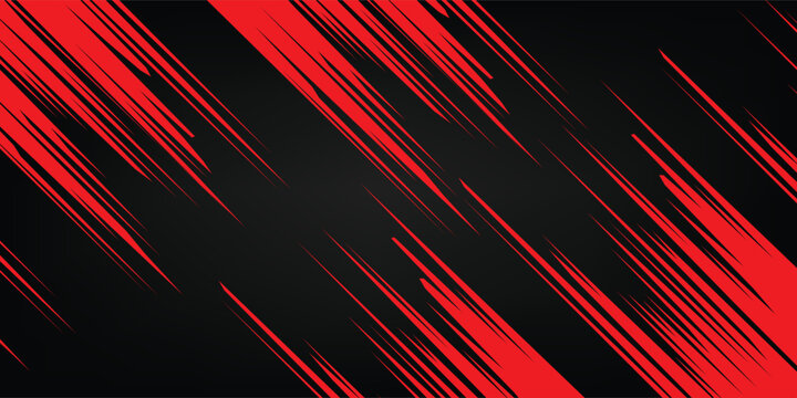 Abstract brush, stroke, Red grunge brush stroke on dark black background. Modern graphic design element, perfect for posters