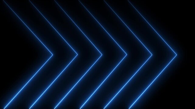 A neon line icon features sleek, glowing lines in vibrant colors like blue, pink, or green, often with a slight glow effect, creating a modern, illuminated, and futuristic appearance.4k motion video.