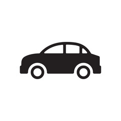 Fototapeta premium Car Icon flat style Automobile symbol for your web design, logo,