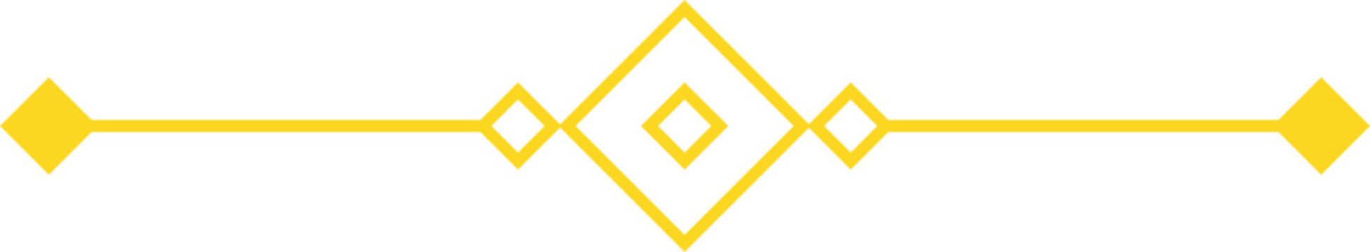 Yellow Geometric Page Divider