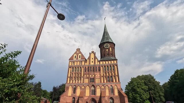 Kant Island Cathedral in Brick Gothic style