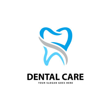 dental care tooth logo template design