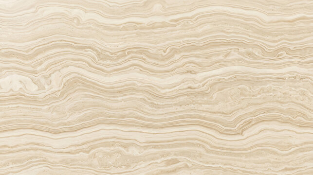 Beige travertine stone surface with natural wavy layering travertine layering background interiors construction architecture material flooring cladding polished sedimentary geological