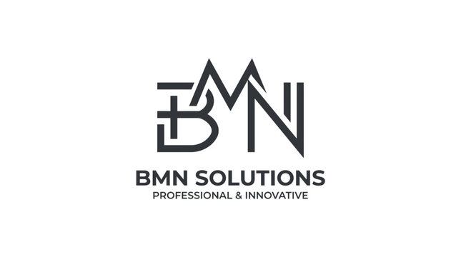 BMN Solutions logo: professional and innovative business