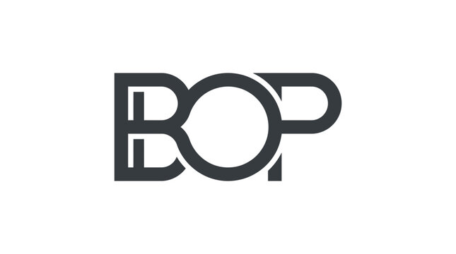BOP logo graphic design