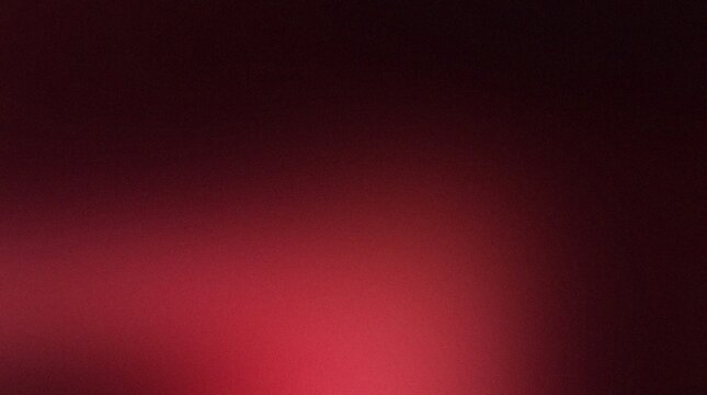 Soft red and dark gradient background with blurred light effect Grainy Noise Texture Design for Retro Poster Header and Web Backdrop