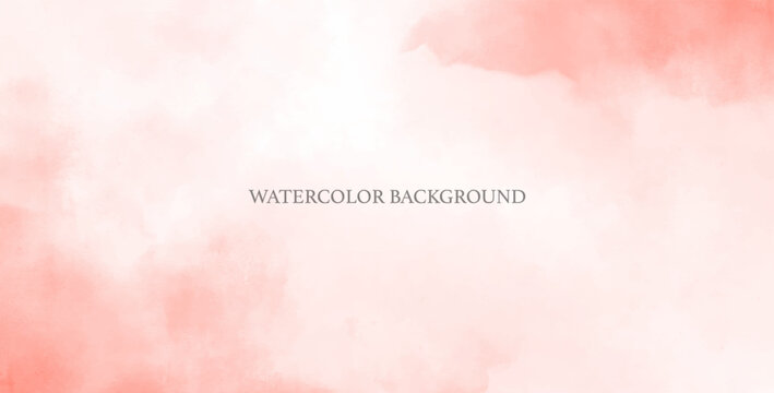 Abstract watercolor art background template. pink beige watercolor backdrop empty space for text, banner, presentation or product display graphic design