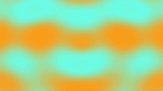 Abstract Colorful Light Patterns Shifting and Expanding in Soft Turquoise Setting