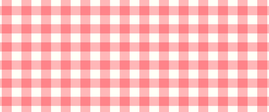 Halloween plaid tablecloth with red checkered pattern background. Isolated flat vector illustration.eps.10