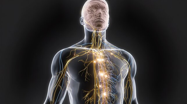 Neurasthenia mental nervous system disorder concept, chronic psychological fatigue and neurosis condition characterized by anxiety, insomnia, mood swings and physical exhaustion, medical and psycholog