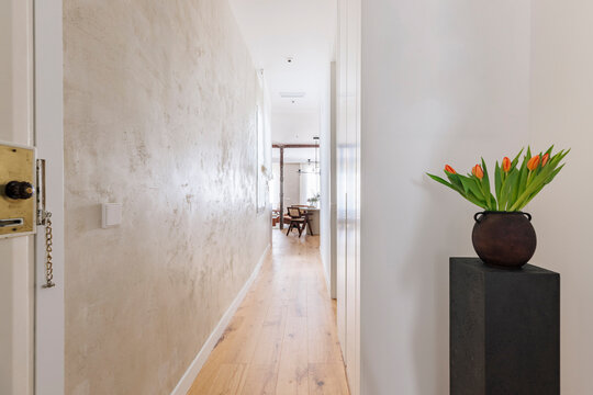 Microcement Hallway View