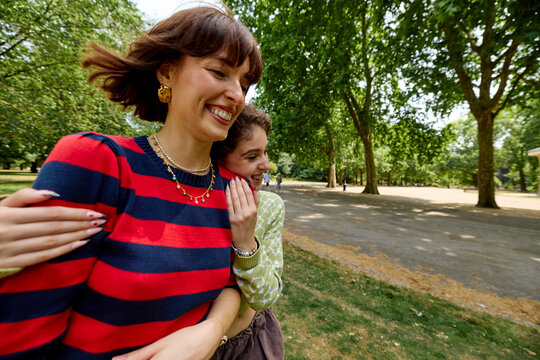 Mother and daughter spend quality time outdoors