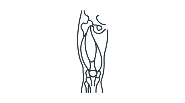 Anatomical Diagram of Human Arm Muscles and Tendons.