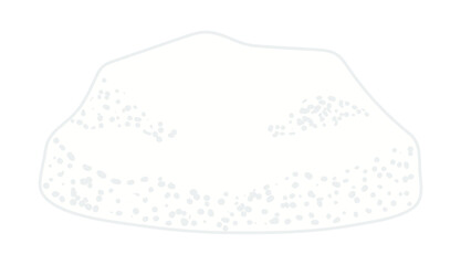 Floating iceberg, drift ice illustration isolated. Glacier, snowdrift, mountain, hill, frozen water. Nautical, winter design element, clip art. Hand drawn vector on transparent background © Maria Skrigan