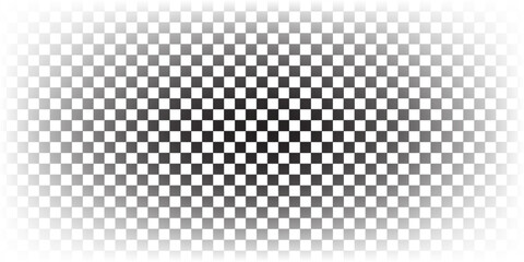 Race flags background with space for text. Chess game or rally sport car competition wallpaper. Black and white squares pattern. Banner with checkered texture. Vector flat illustration © Roni Febriansyah