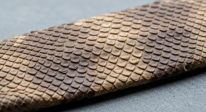 Detailed Close-up of a Reptile's Intricate Scale Pattern