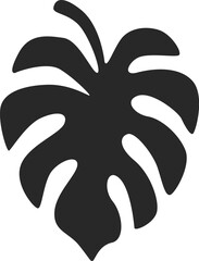 Monstera Leaf Silhouette Botanical © Pavlo Syvak