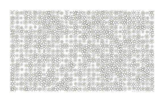 Seamless Gray and White Floral Pattern Background