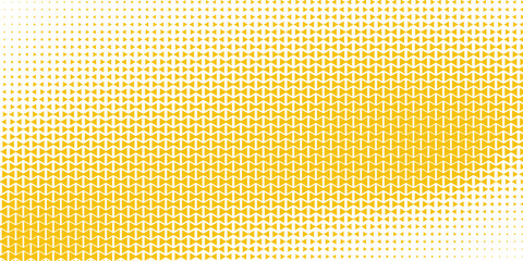 Fototapeta premium Yellow halftone Raster comic pop art gradation wallpaper. trendy