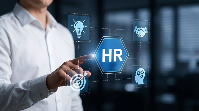 Human Resources Management Digital Interface Employee Development Strategy