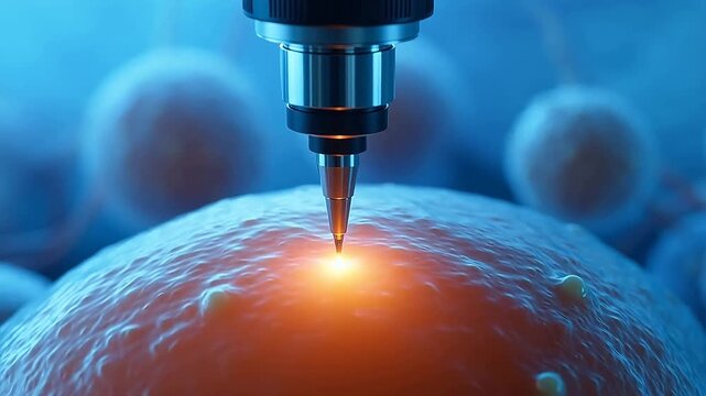 Atomic Force Microscopy Measuring Elastic Modulus in Living Cells