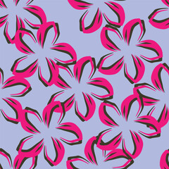 Obraz premium seamless pattern with flowers