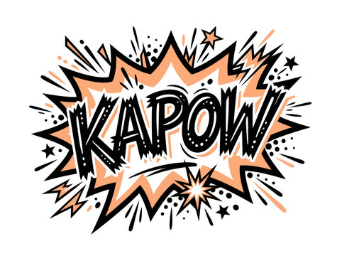 Kapow Comic Book Explosion Sound Effect