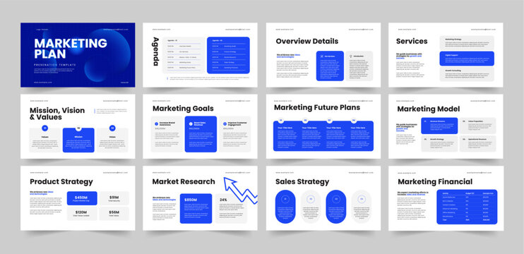 Marketing Plan Presentation Template Marketing Strategy and Business Planning