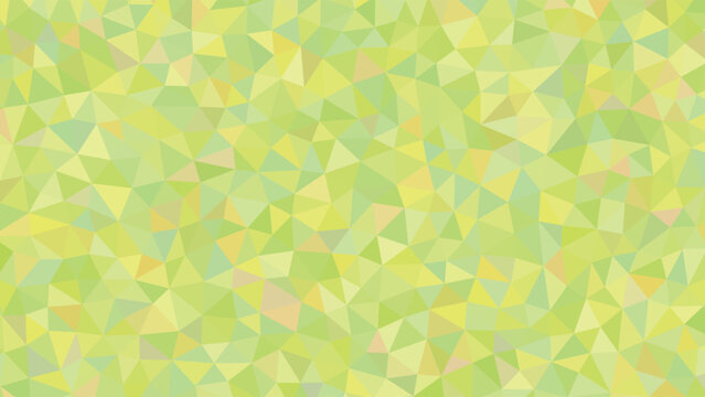 Geometric Mosaic Background, Yellow Green Polygonal Pattern, Abstract Texture, Mosaic Design Elements